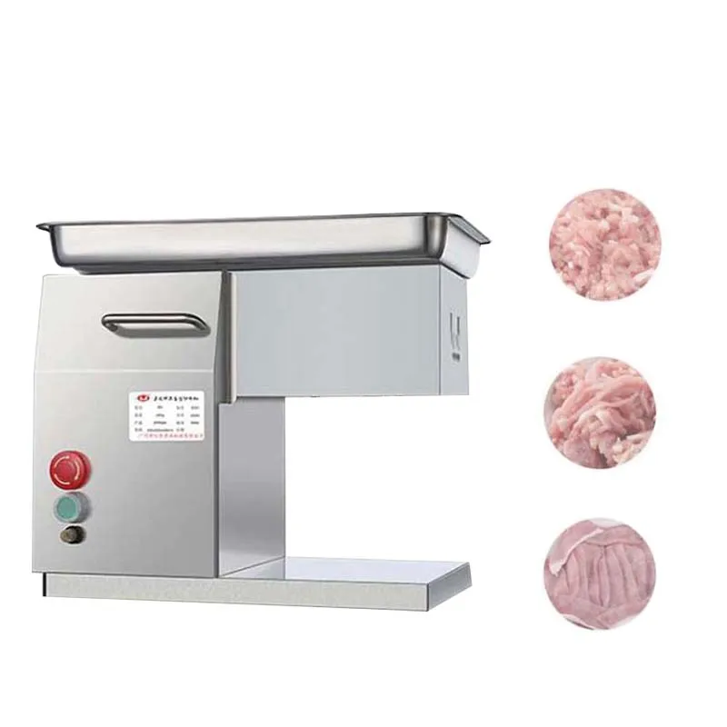 

Desktop Vertical Meat Slicing Machine Stainless Steel High-Quality Slicing Shredding Dicing Machine Customizable