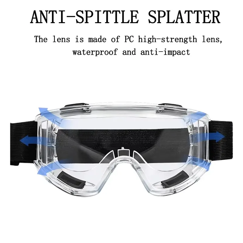 Enhanced Clear Safety Antifog Protective Work Glasses