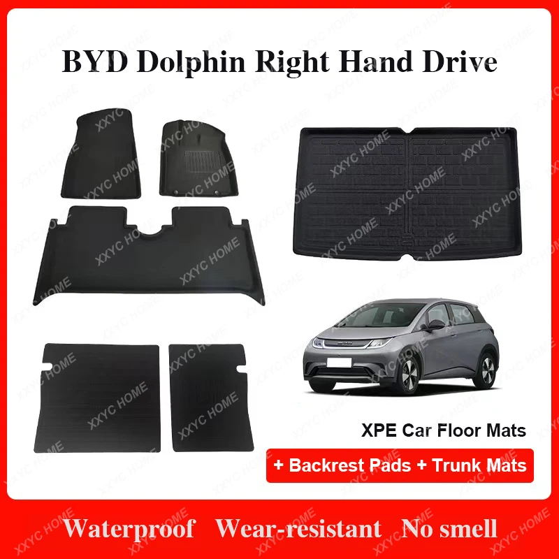 

Custom Fit Car Interior Accessories XPE Floor Mat Dolphin for NZ AU TH JP Right Hand Drive