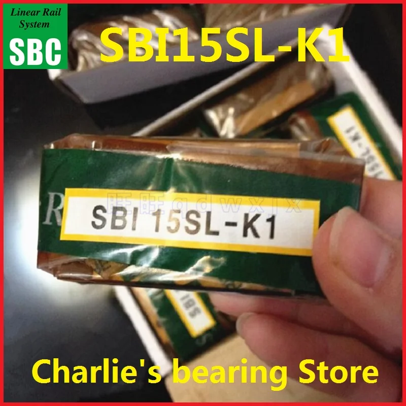

1 шт. 100% Новый оригинальный подлинный Корея SBC линейная направляющая ползунок SBI15SL подшипниковая каретка