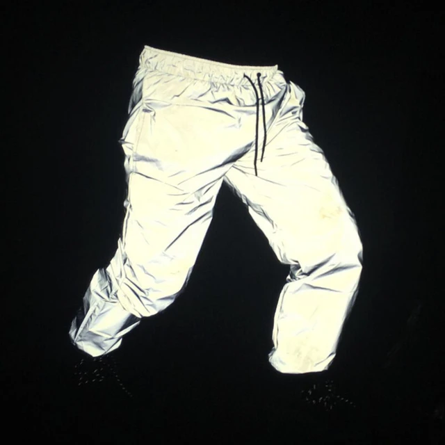 Mens Plaid Reflective Pants Casual Night Jogger Hip Hop Fluorescent Dance  Party Sweatpants Festival Rave Night Sport Trousers - AliExpress