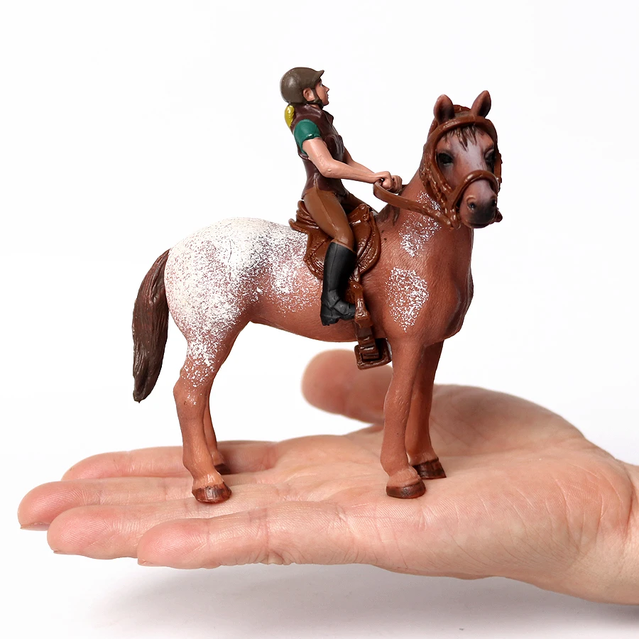 Horse Playset Animal Figurines - Equestrian Adventure Toy Set