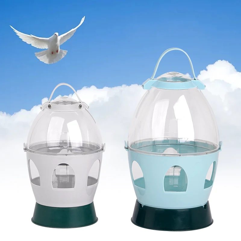 2L/4L Automatic Pigeon Dove Water Dispenser Bird Drinker Feeder Container Durable Plastic Dove Drinker Pet Bird Supplies