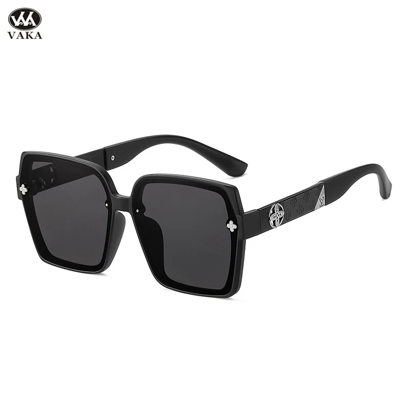 

2024 Polarized Sunglasses Luxury Brand Designer Women Retro Square Big Frame Sunglasses Eyewear Uv400 Glasses Outdoor Shopping