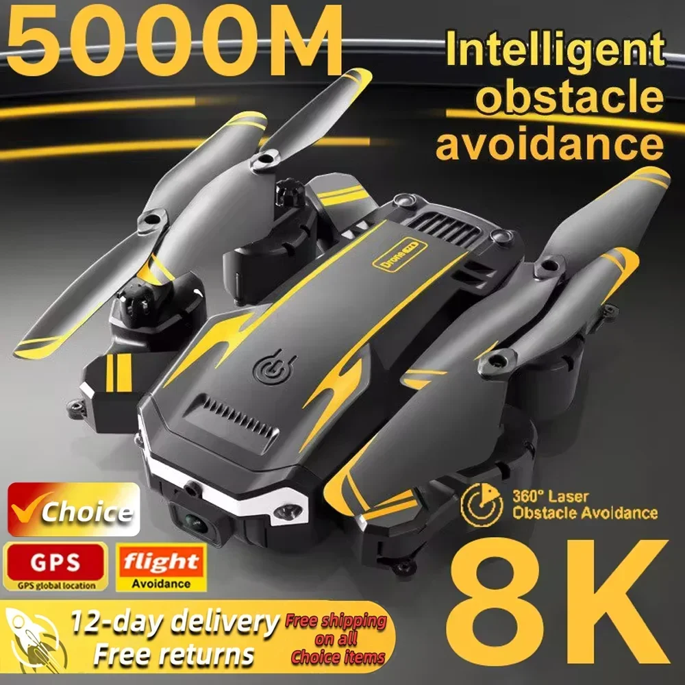 New S6 Max Rc Drone Profesional 8K HD Camera Obstacle Avoidance Aerial Photography Optical flow Foldable 5G GPS Quadcopter Gifts