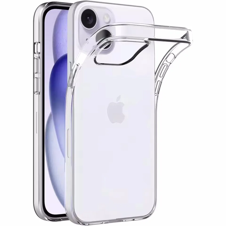 Ultra Thin Silicone Clear Soft Transparent Phone Case Cover