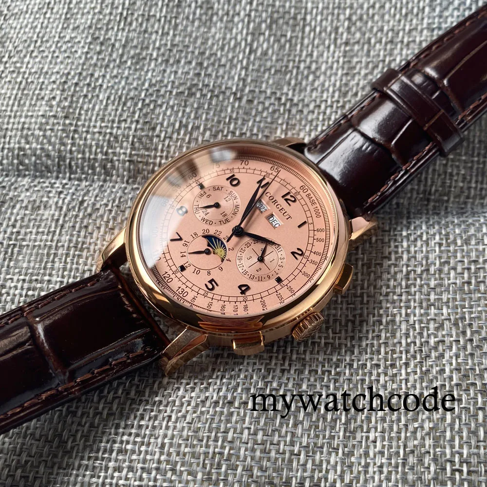 Automatic Men's Wristwatch Leather