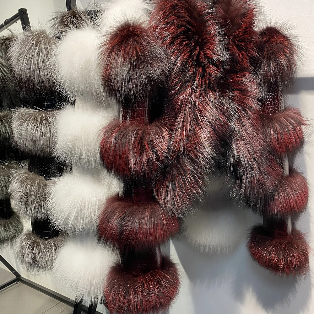 YOLOAgain-Veste en fourrure de renard véritable pour femme, veste en peau de mouton, mode automne, 2024