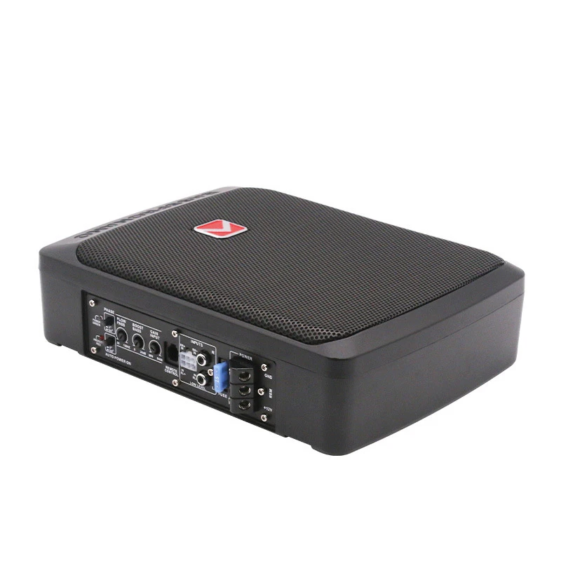Car Subwoofer K-68S Car Subwoofer Amplifiers Class D HIFI Slim Under-Seat Bass Powered Car Speaker Subwoofer Power Audio Processo