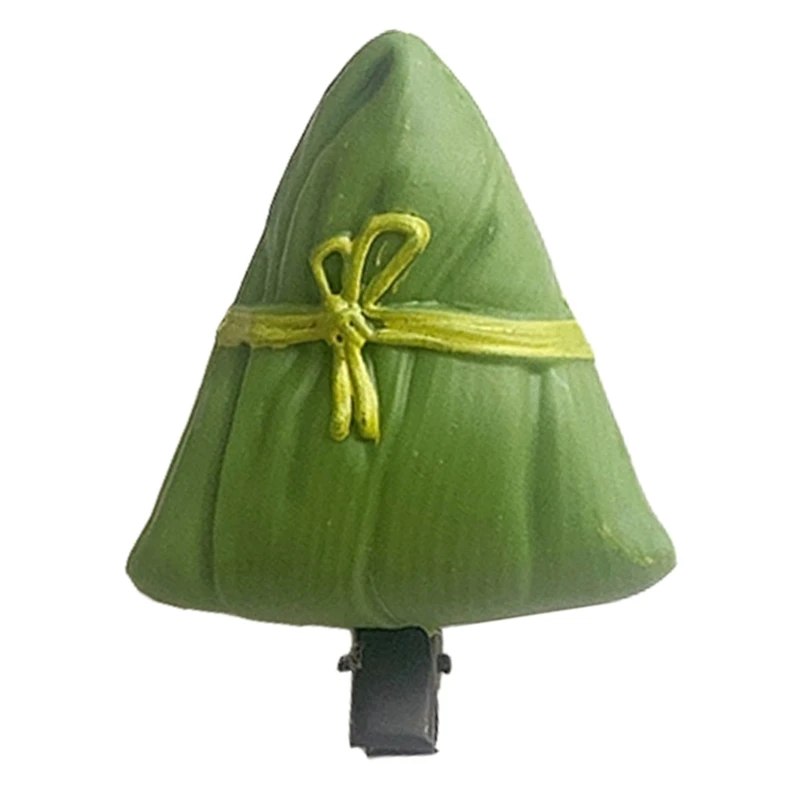 Forcina Per Capelli Zongzi In Resina Dragon Boat Festival Dress Up 3D Rice Dumping Hairclips