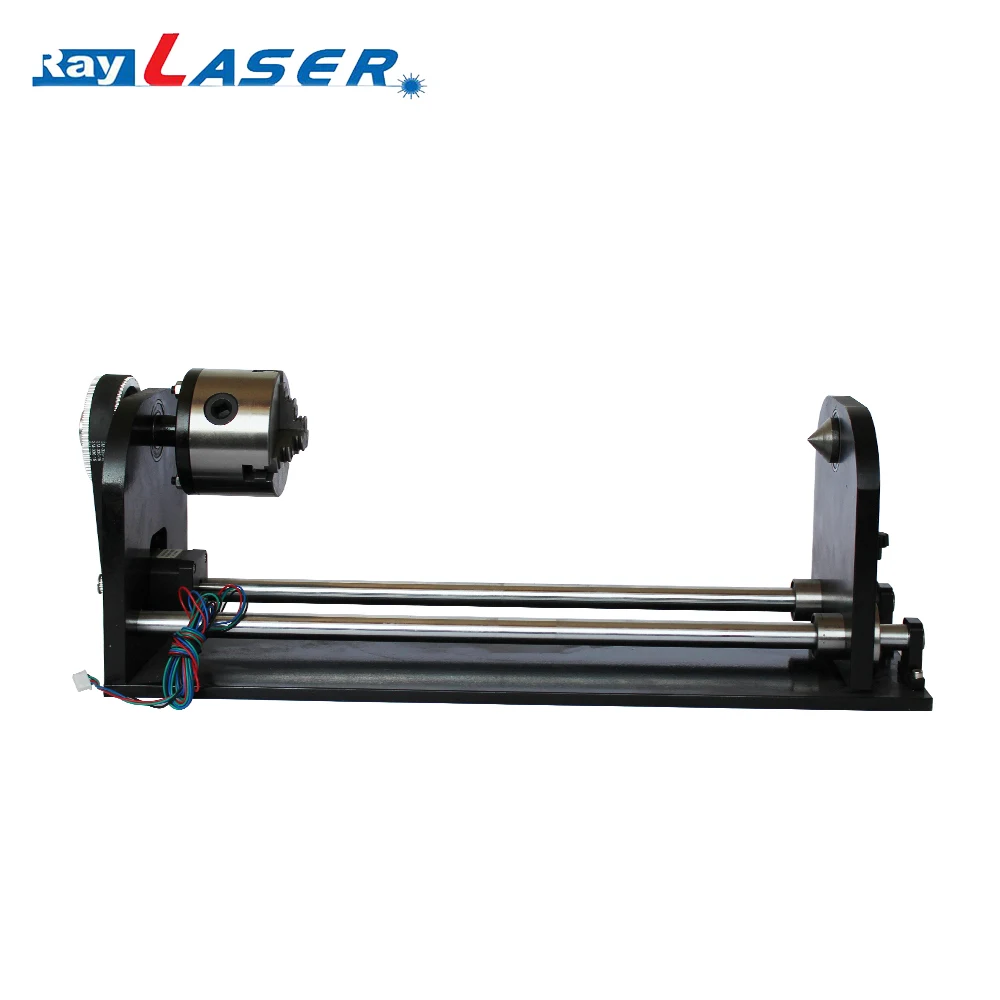 RotaryClampwith3ClawsforLaserEngravingonBottlesCupsEtc