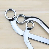 ⁦סט מפתחות רינג סוג S עם 5 יחידות מפתח ראש כפול מפתח זוויתי למקומות בעלי גישה קשה. לרכב - לאופנוע - ולבית נמכר גם במפתחות בודדים⁩ – תמונה ⁦4⁩