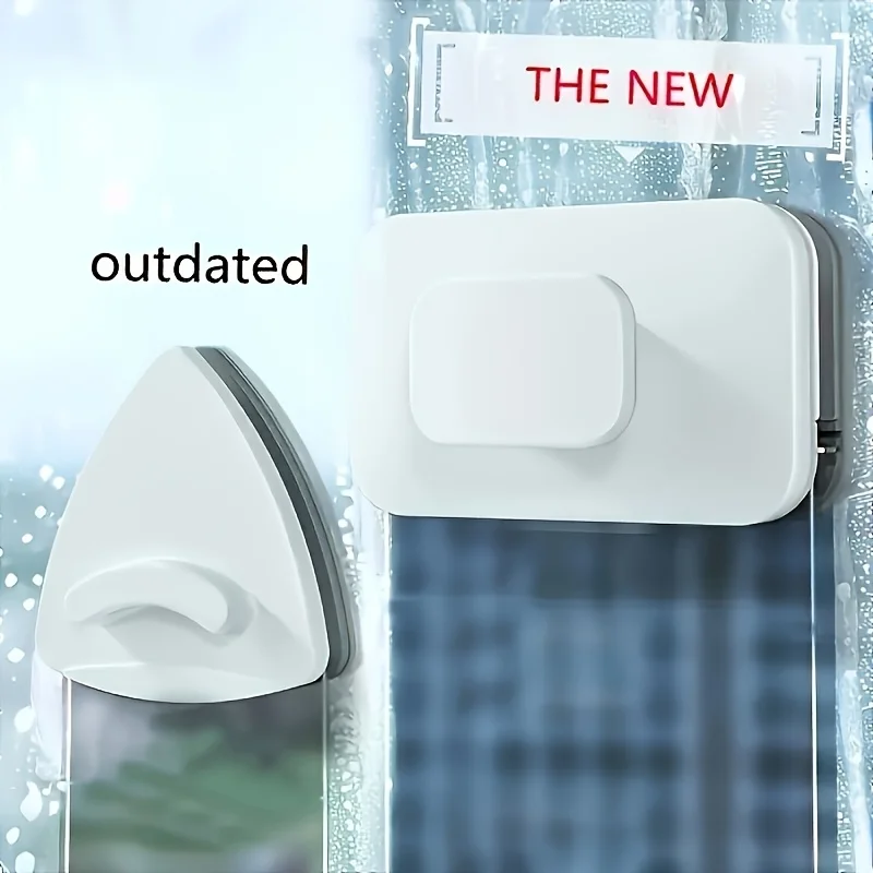 Double-sided Wiping Magnet for High-rise Glass Windows Cleaning