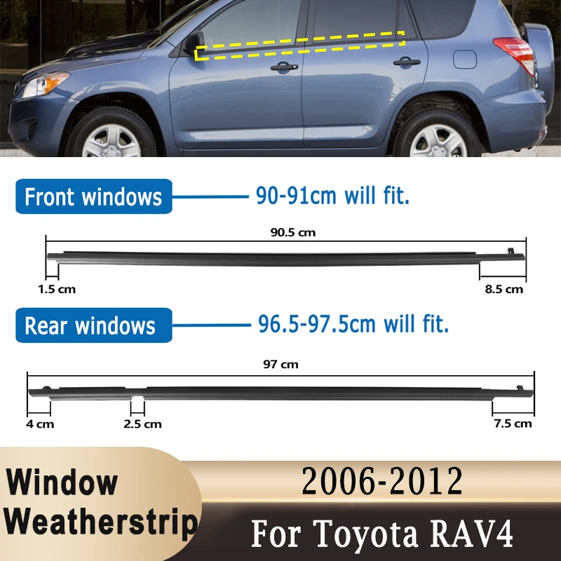 US Made Tint PreCut Window Tint Film Kit For Toyota RAV4 4DR 2006-2012 - Any VLT Shade, Scratch Resistant Precision Window Films Tint Kit - Foto 11