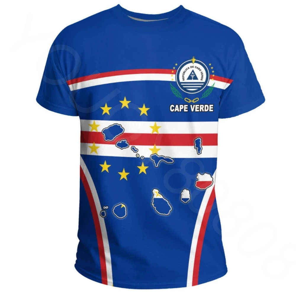 Storecastle Funny Cape Verde Necktie Shape Flag Gift T-Shirt