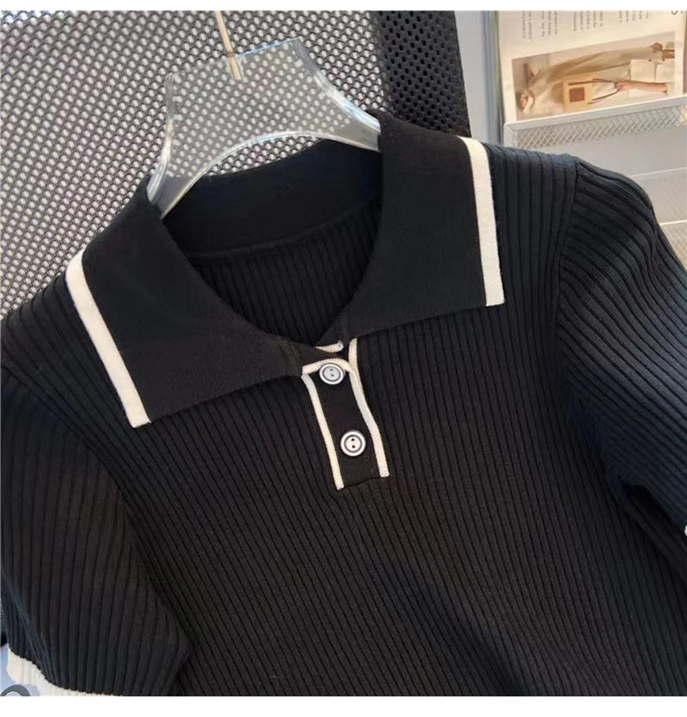 Women's Sporty Knitted Golf Vest