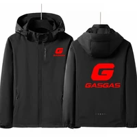 Motorcycles GasGas Spring Autumn Casual Jacket Men/Women Outdoor Waterproof and Windproof Hooded Windbreaker Coats 1