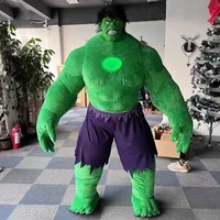 220cm Huge Inflatable Hulk Green Giant Green man Cartoon character Mascot Costume Fancy Dress Party Advertising Ceremony props 2