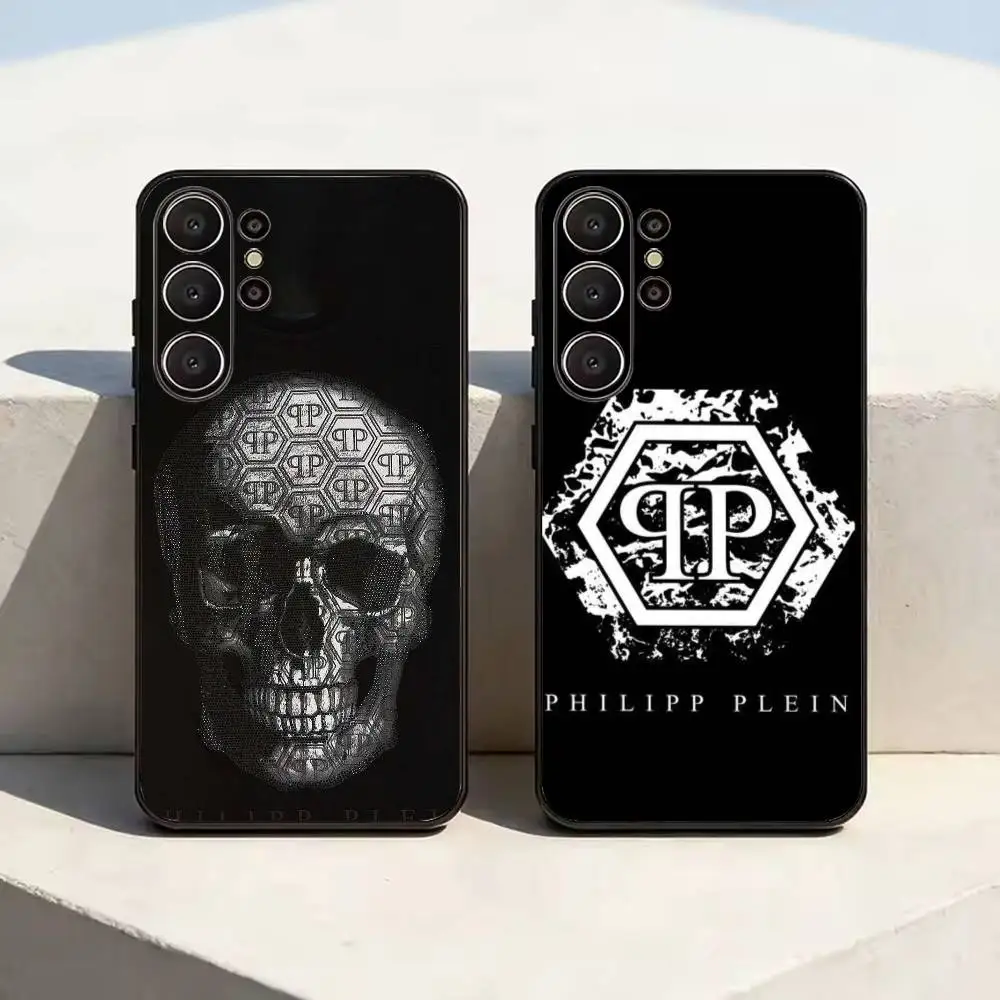 Dark Handsome Style Black Soft Silicone Case by Philipp Plein