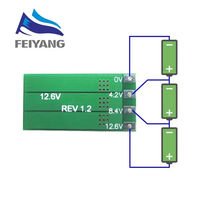Chargeur multiport USB 3S 12.6V 20A pour batteries Li-ion 18650