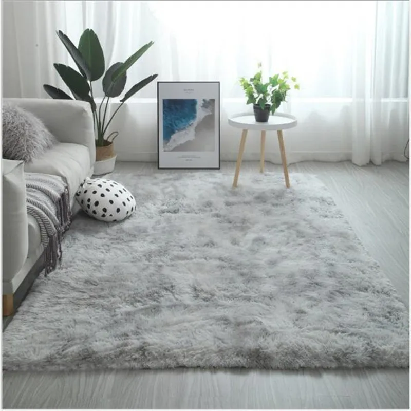 Fluffy plush carpet for living room bedroom floor mat,shaggy rugs