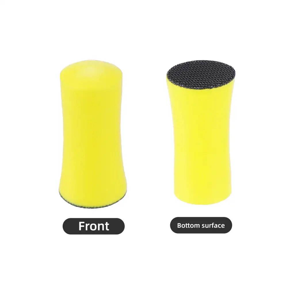 Hand Sanding Disc Holder Sand Paper Backing Polishing Pad Grinding Block PU Foam Sanding Disc For Auto Body and Automotive Use sanding discs sandpaper set polish sand paper sandpaper tools sander pads