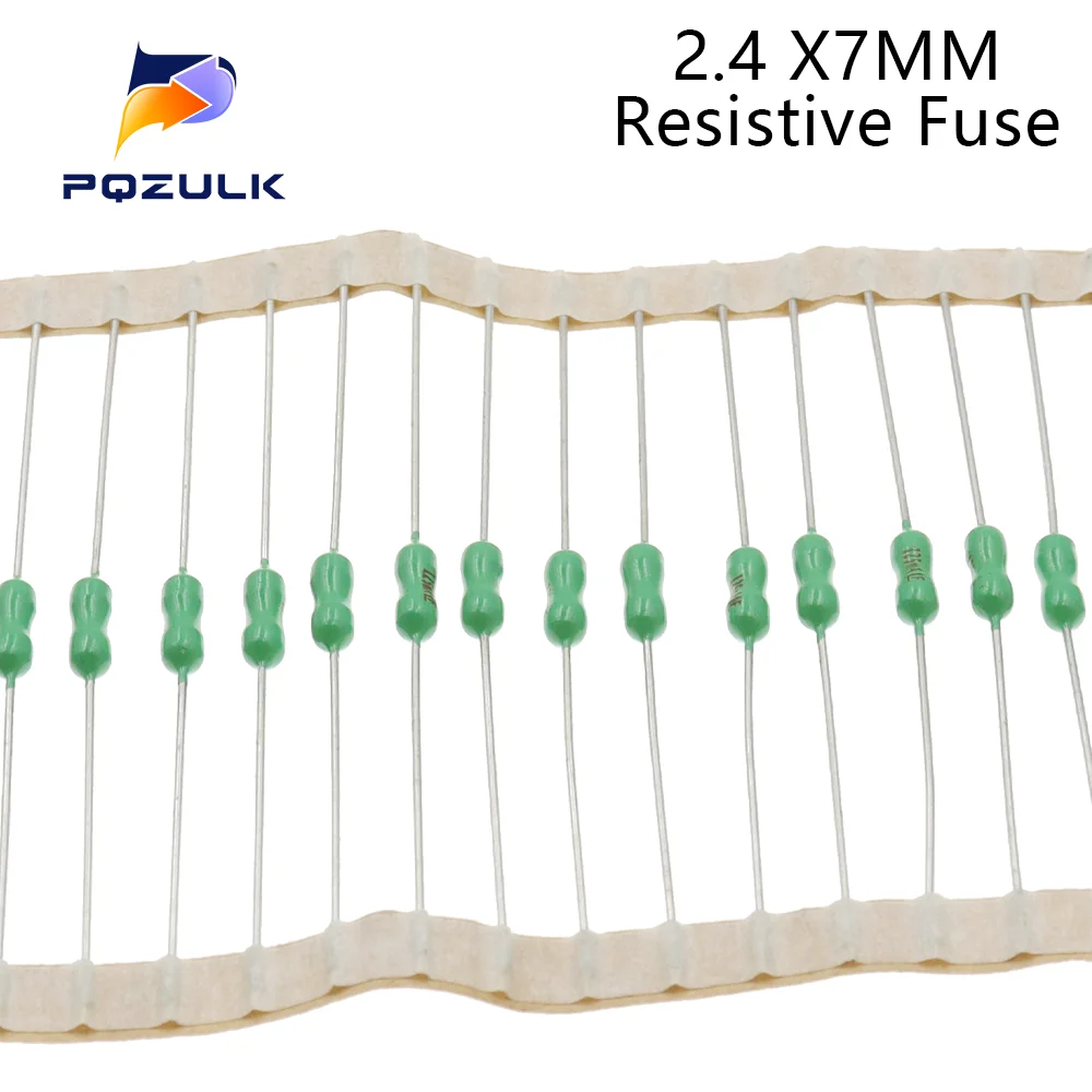 

100PCS 2.4*7mm 0.125A 0.5A 1A 1.5A 1.6A 2A 3A 4A 5A 7A 10A 15A Axial Lead Fuse 125V/250V DIP-2 Fast Blow PICO Resistance Fuse