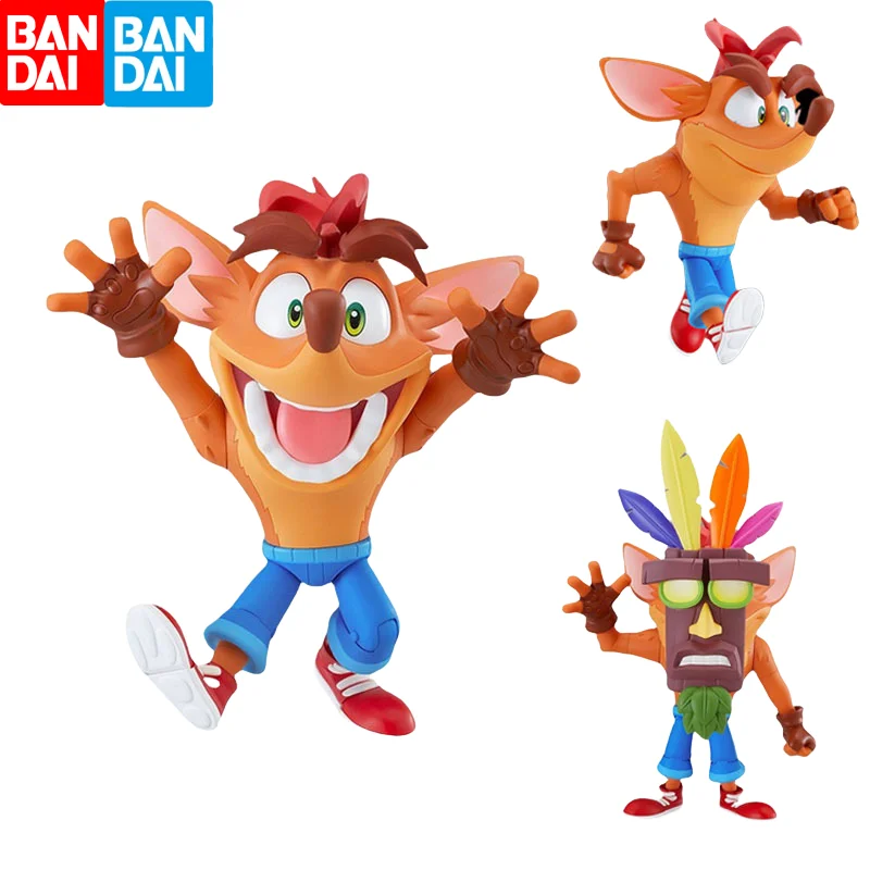 

GSC Genuine Anime Figure Nendoroid Crash Bandicoot Kawaii Joints Movable Action Figure Toys for Boys Girls Kids Christmas Gifts