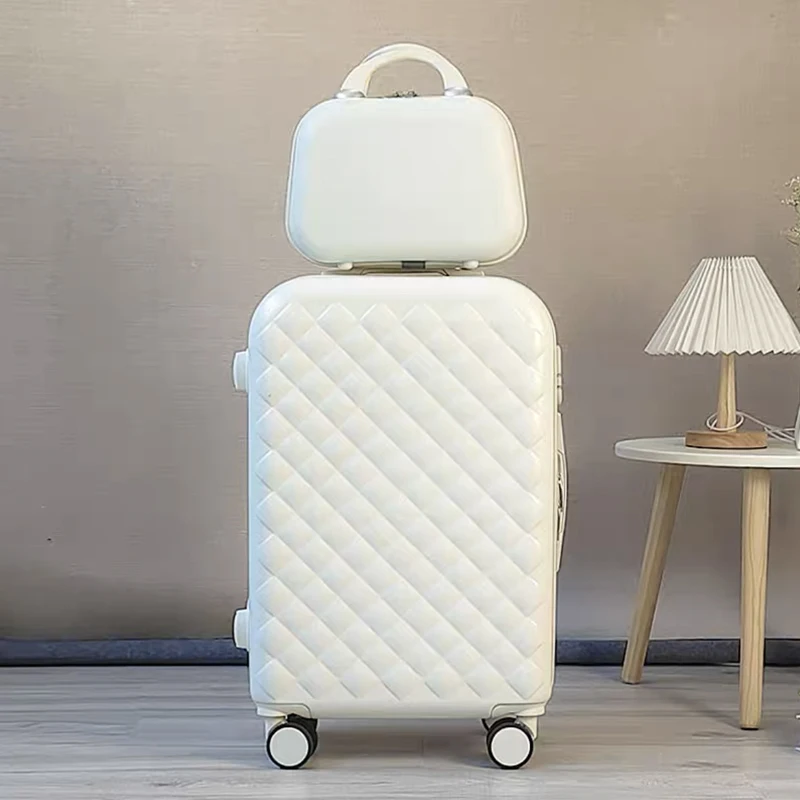 Hot!New lovely suitcase with handbag 20/22/24/26/28 inches girls trolley Travel luggage bag women fashion rolling suitcases