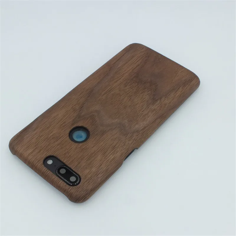

Natura Full Wood Phone Case For OnePlus 6t One Plus 6t Walnut Wooden Coque Luxury Bamboo Wood Phone Hard Cover