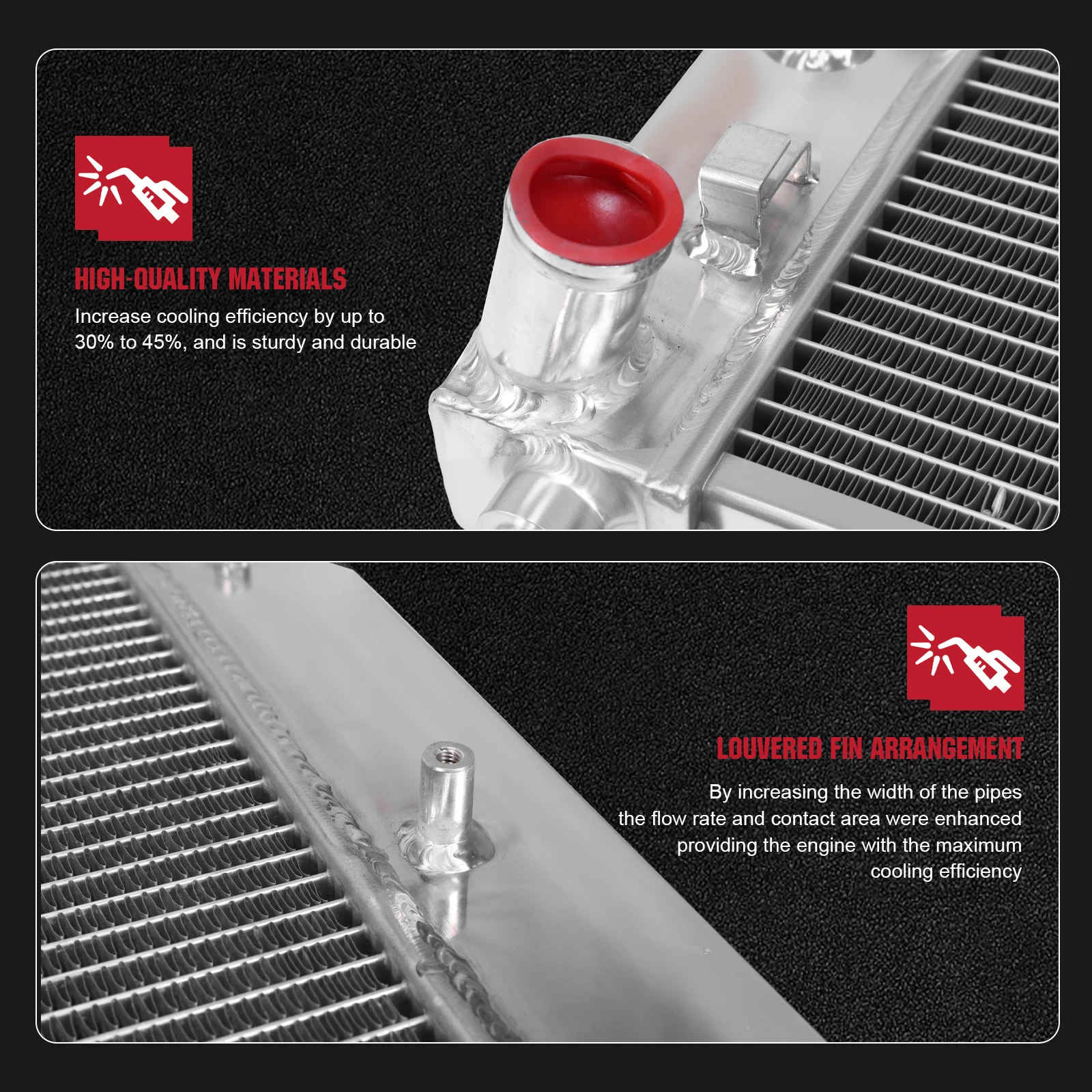 All Aluminum Radiator Cooling Radiator for Chevrolet Captiva Sport 2008-2015