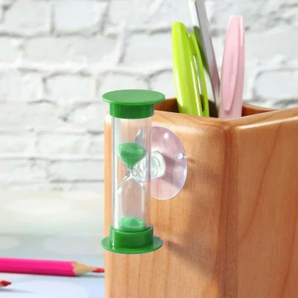 2 Minute Hourglasses Timer With Suction Cup Shower Tooth Brushing Sandglass Timer Child Time Toy Home Decor Xmas Gifts sand timer liquid hourglass timer