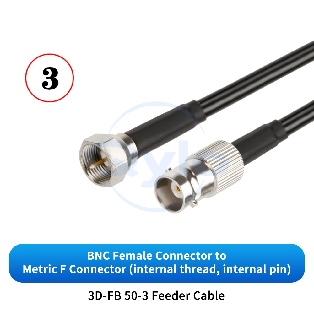 HF-Überwachungskabel BNC auf BNC auf F-Typ Stecker auf Buchse Adapterkabel F-Typ-Kabel / BNC-Stecker auf Buchse Verlängerungskabel (1 Stück) – Detail 7