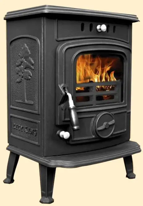 Wood Burning Stove Indoor Fire Wood Stove Burning Fireplace Cast Iron Hopper Camping House