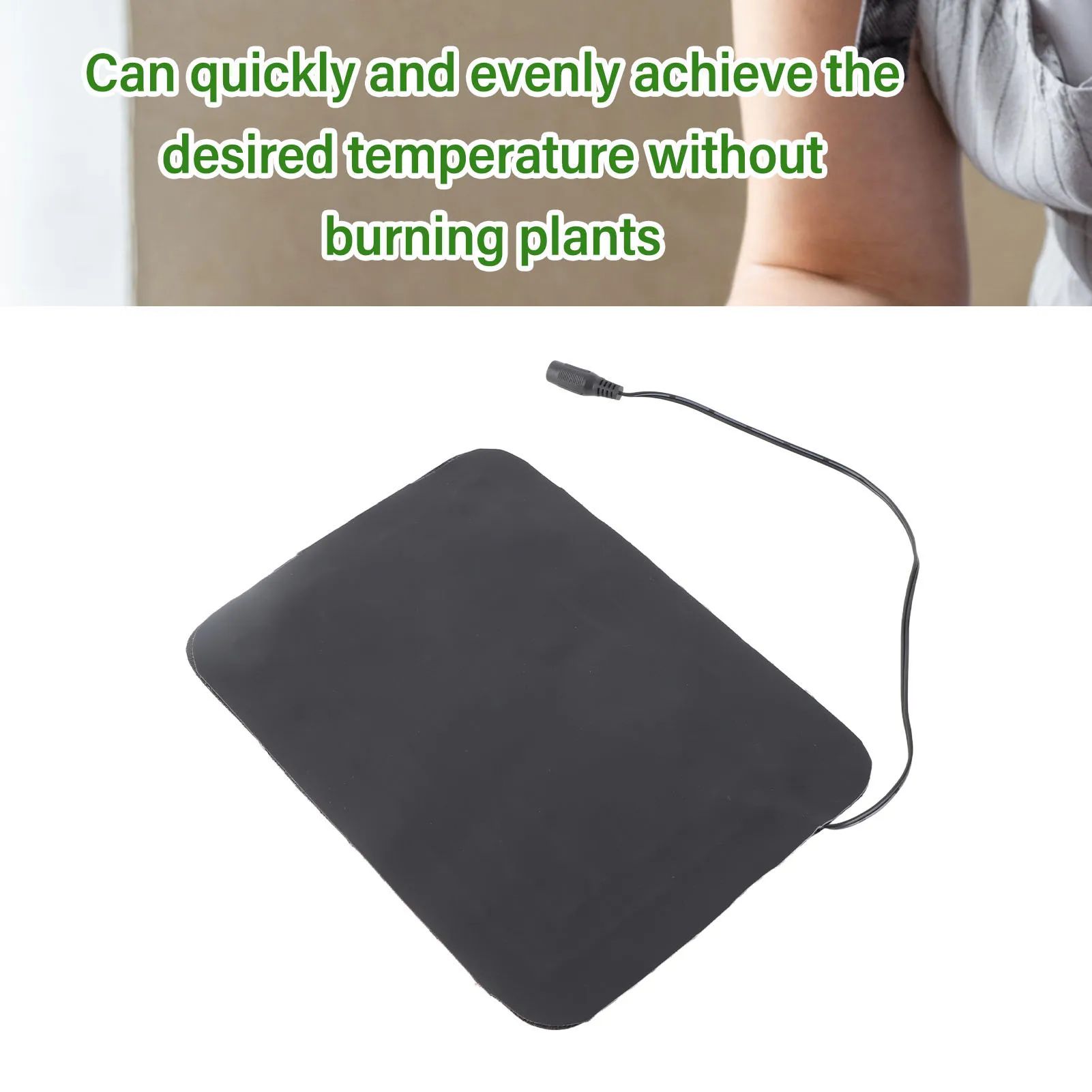 Plant Heating Pad Seedling Heat Mat 3 Gear Temperature Adjustment PU Leather Hydroponic Plant Heating Pad for Indoor Gardening planting mat,seedling heat mat