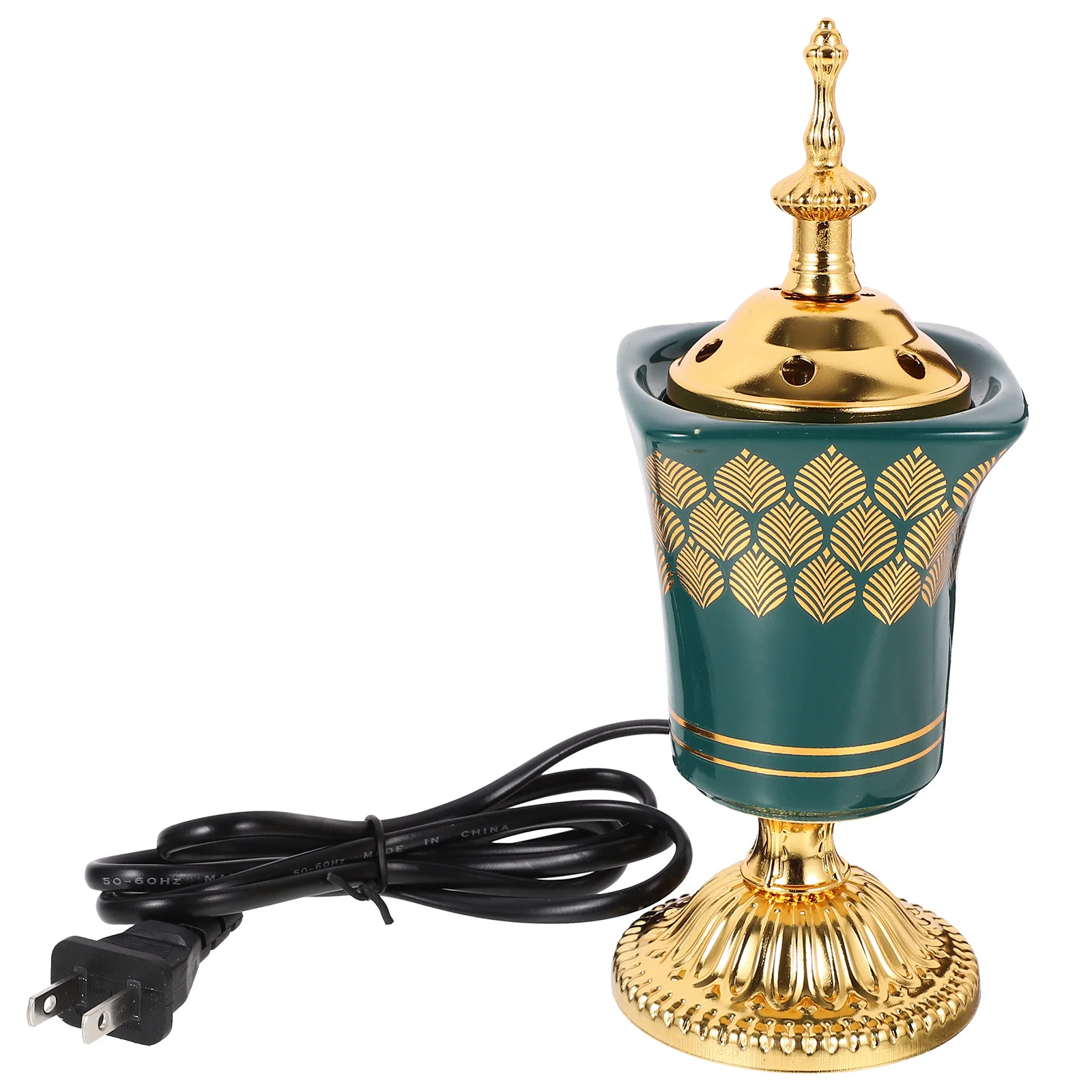 

Bakhoor Electric Incense Burner Vintage Arabic Incense Burner Middle Eastern Style Tabletop Electric Censer Aroma Burner