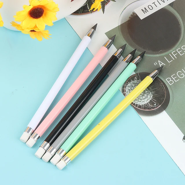 Creative Inkless Unlimited Writing Macaron Color No Need To Sharpen Not Easy Break Pencil Office School Writing Tool 3