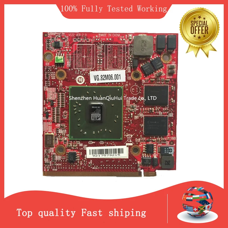 

For ATI Mobility Radeon HD3470 HD 3470 256MB Video Graphics Card For Acer Aspire 4920G 5530G 5720G 6530G 5630G 5920G