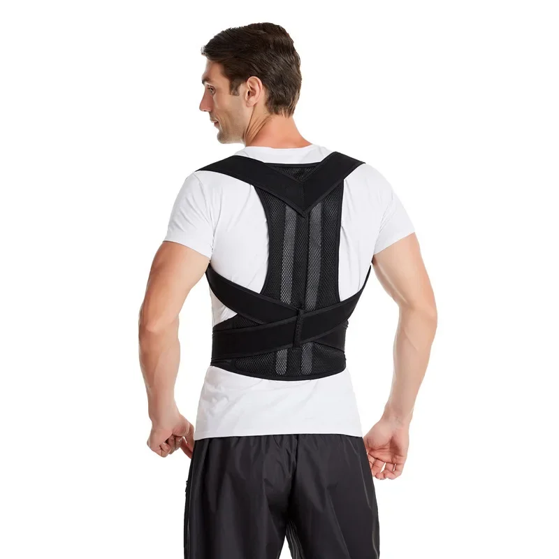 Back Brace Posture Corrector for Women and Men Shoulder Straightener Adjustable Full Back Support Upper and Lower Pain Relief 4