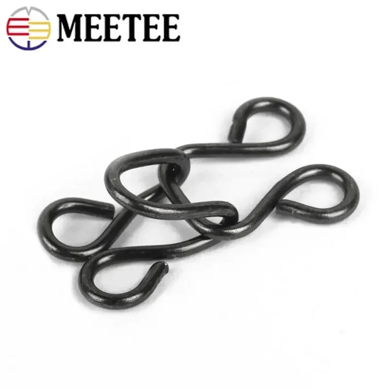 30/50Sets Metal Invisible Button For Underwear Skirt Coat Adjust Buckles Collar Hook Garment Pants Clasp DIY Sewing Accessories