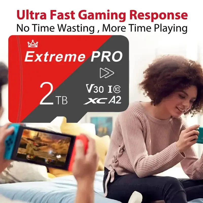 Scheda Di Memoria 128Gb Classe 10 V30 Tf Card 2Tb Mini Sd Card 128Gb Ad Alta Velocità 2Tb Micro Tf Sd Card 256Gb 512Gb Per Nintendo Switch