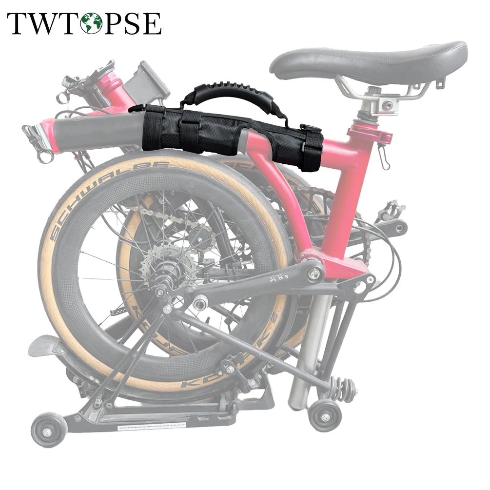 Bicycle Carrying Strap TWTOPSE 2.0 Bike Frame Handle Carrier For Brompton Folding Bicycle A C P T Durable Shoulder Carry Strap Belt