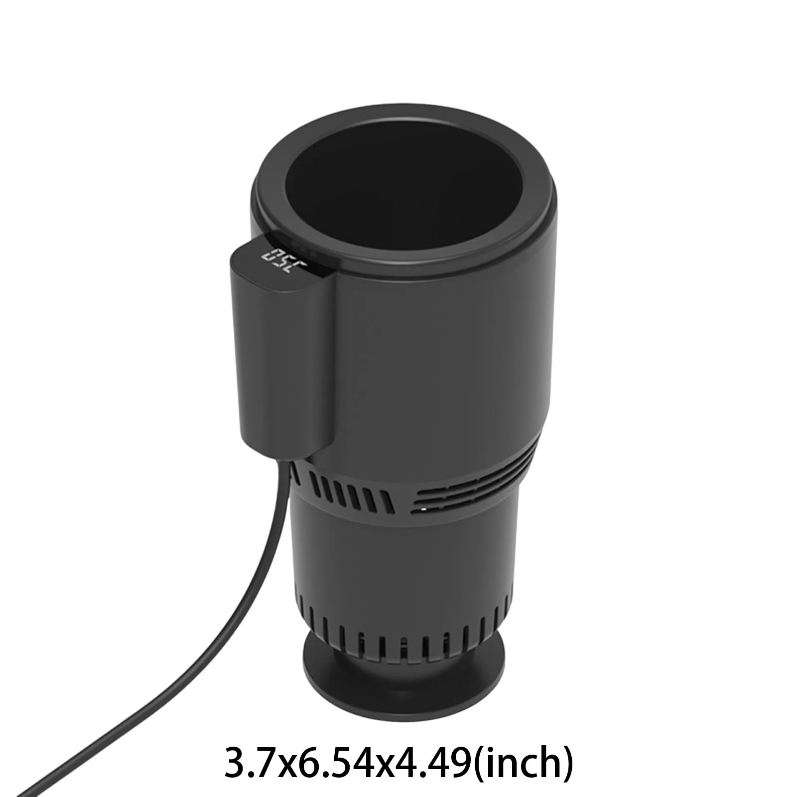휴대용 2 in 1 12V 차량용 텀블러 홀더 자동 냉온 기능 캔 쿨러, 통근자/로드 트리퍼를 위한 휴일/계절 선물