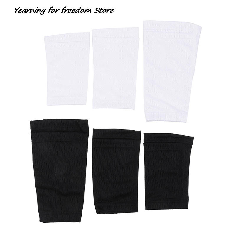 Sports Soccer Shin Guard Pad Sleeve Sock Leg Support Football Compression Calf Sleeve Shinguard Adult Teens Children 1 Pair shin guard pads soccer shin guards