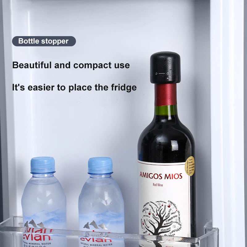 1pc Wine Stopper Domestic Kitchen Sealing Red Wine Bottles Mini Preservation Spin Leak Proof