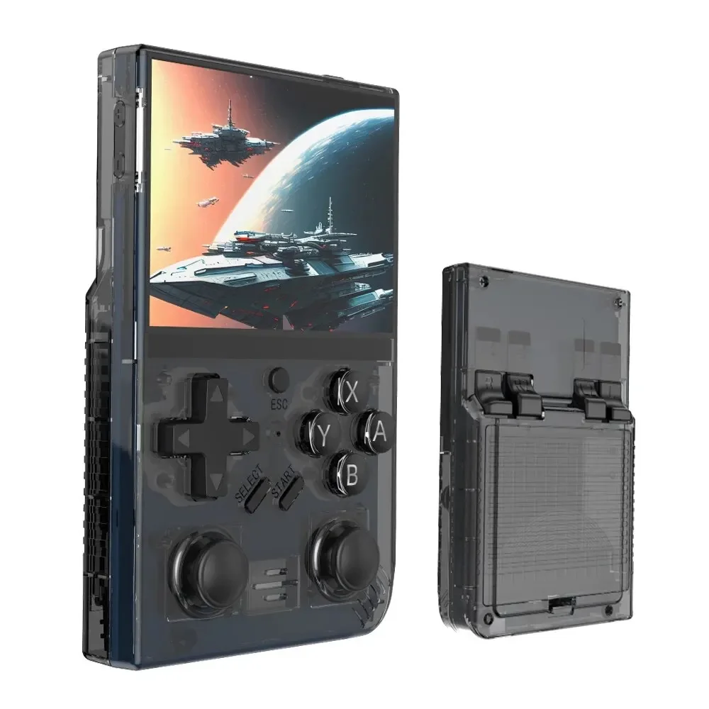 R35PlUS Retro Handheld 3.5 Inch Game Console Linux System Double Joystick Portable Pocket Video Player_voghion.com
