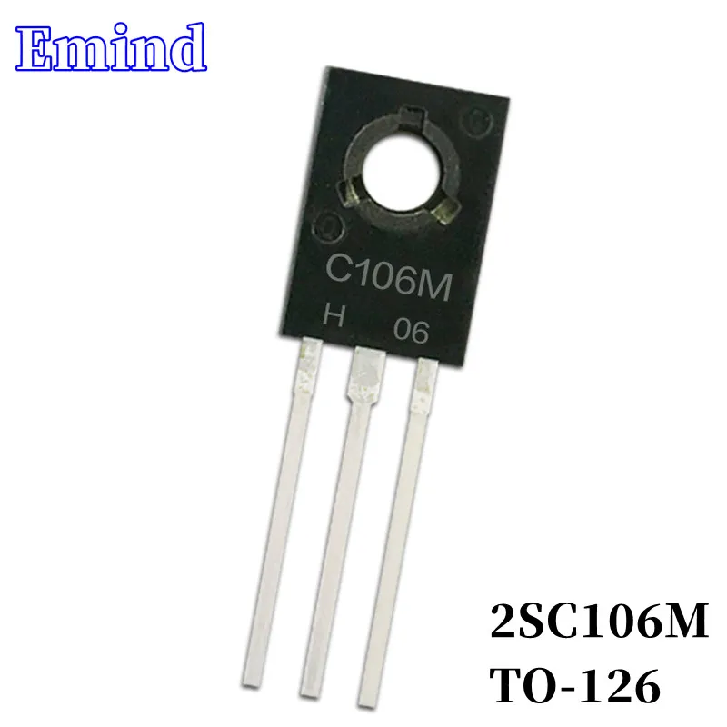 

100/300/500/1000/2000Pcs 2SC106M C106M DIP Transistor TO-126 PNP Type Bipolar Amplifier Transistor