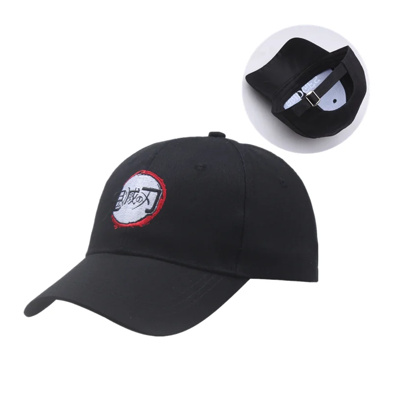 Demon Slayer Anime Kimetsu no Yaiba Kyoujurou Cap Cosplay Adjustable Baseball Hat Sunshade Hats Outdoor Riding