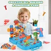 Children Toys Tool Set Electric Drill Screw Nut 3D Puzzle Toys Pretend Play Repair Tool Box Drilling Assembly Educational Toys 6