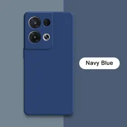 Premium Waterproof Silicone Phone Case with Camera Protection - Sports Edition for IQOO Neo 8 (Navy Blue)